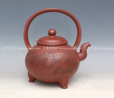 紫砂壶图片：貂蝉提梁 - 美壶网