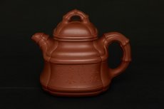 紫砂壶图片：四方竹鼎 - 美壶网