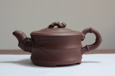 紫砂壶图片：双线竹节 - 美壶网