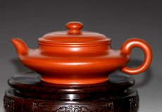 紫砂壶图片：虚扁 - 美壶网