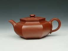 紫砂壶图片：六方平盖壶 - 美壶网