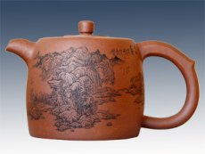 紫砂壶图片：井栏容量四千cc - 美壶网