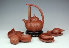 紫砂壶图片：南瓜套壶 - 美壶网