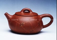 紫砂壶图片：冰纹石瓢 - 美壶网