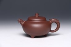 紫砂壶图片：龙头三足 - 美壶网