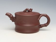 紫砂壶图片：竹段 副本 - 美壶网