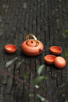 紫砂壶图片：博爱组壶 - 美壶网