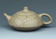 紫砂壶图片：开片石瓢 - 美壶网