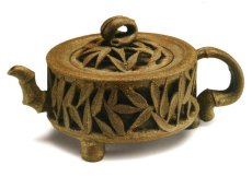 紫砂壶图片：镂空竹编 - 美壶网