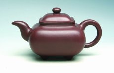 紫砂壶图片：四方传炉 - 美壶网