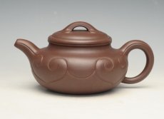 紫砂壶图片：仿鼓如意 - 美壶网