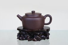 紫砂壶图片：小桑扁壶 - 美壶网