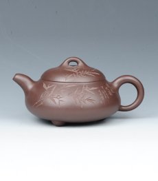 紫砂壶图片：矮石瓢 - 美壶网