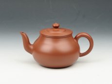 紫砂壶图片：秀水壶 280cc 原矿朱泥 - 美壶网