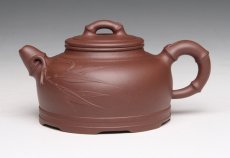 紫砂壶图片：圆柱竹节 - 美壶网