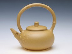 紫砂壶图片：秀竹提梁 - 美壶网