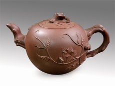 紫砂壶图片：松鼠葡萄 - 美壶网