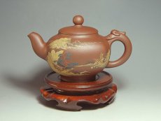 紫砂壶图片：泥绘系列 - 美壶网