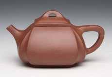 紫砂壶图片：四方抽角 - 美壶网