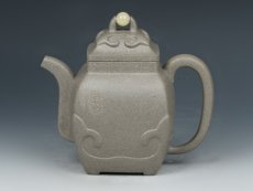 紫砂壶图片：一生如意  黄山老段清泥  420cc - 美壶网