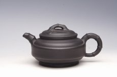 紫砂壶图片：双线竹鼓 - 美壶网