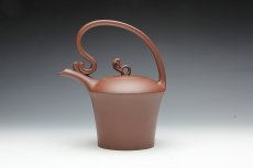 紫砂壶图片：浪花提梁 - 美壶网