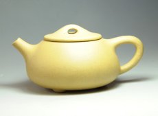 紫砂壶图片：石瓢壶（金黄段） - 美壶网