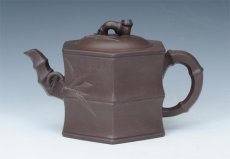 紫砂壶图片：六方竹节 - 美壶网