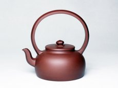 紫砂壶图片：大彬提梁 - 美壶网