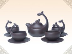 紫砂壶图片：(孔雀舞系列)丹凤朝阳 - 美壶网