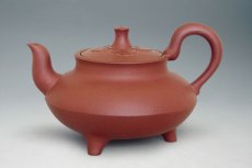 紫砂壶图片：三足如意 - 美壶网