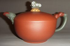 紫砂壶图片：彩蝶壶 - 美壶网
