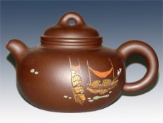 紫砂壶图片：水乡风情高惠平 - 美壶网