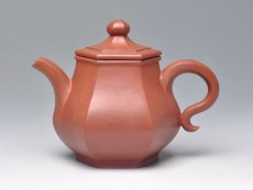 紫砂壶图片：曲水兰亭 拼紫泥 220cc - 美壶网