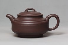 紫砂壶图片：双线竹鼓 - 美壶网
