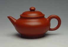 紫砂壶图片：朱泥潘壶 - 美壶网