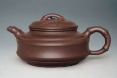 紫砂壶图片：双线竹鼓 - 美壶网