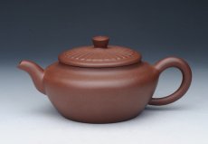 紫砂壶图片：菊瓣壶 清水泥 - 美壶网