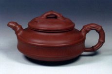 紫砂壶图片：双线竹鼓 - 美壶网