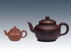 紫砂壶图片：大小云肩鼓腹 - 美壶网