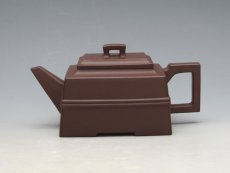 紫砂壶图片：汉韵 泥料：拼紫 - 美壶网