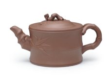 紫砂壶图片：大竹段 清水泥 - 美壶网