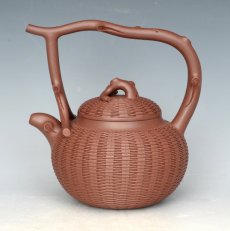 紫砂壶图片：天竺提梁 - 美壶网