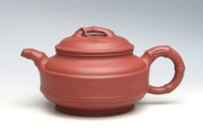 紫砂壶图片：双线竹鼓 - 美壶网