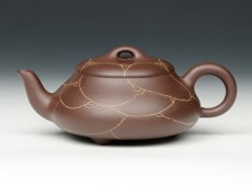 紫砂壶图片：汉棠石瓢 - 美壶网
