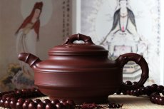 紫砂壶图片：双线竹鼓 - 美壶网