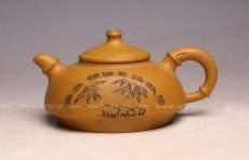 紫砂壶图片：竹韵 - 美壶网