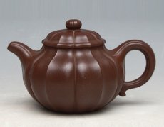 紫砂壶图片：菱花掇只 - 美壶网