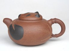 紫砂壶图片：熊猫  320CC... - 美壶网