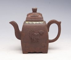 紫砂壶图片：四方麒麟 - 美壶网